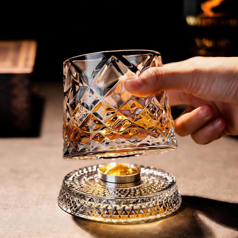 WhiskyOrbit™ 360° Rotating Whisky Glass