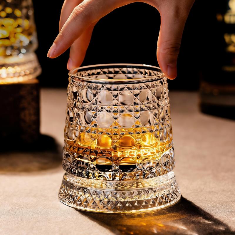 WhiskyOrbit™ 360° Rotating Whisky Glass