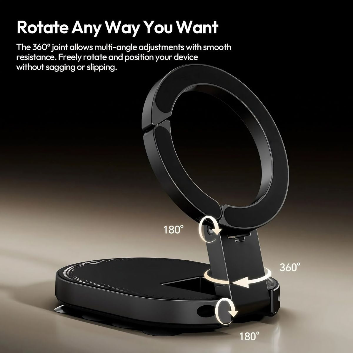 MagLock - Hands Free Phone Mount with Suction + MagSafe