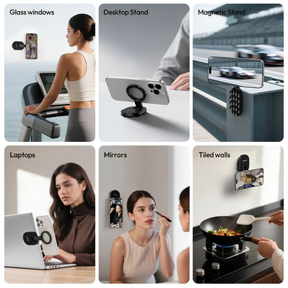 MagLock - Hands Free Phone Mount with Suction + MagSafe