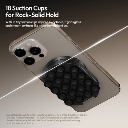 MagLock - Hands Free Phone Mount with Suction + MagSafe