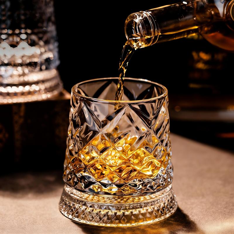 WhiskyOrbit™ 360° Rotating Whisky Glass